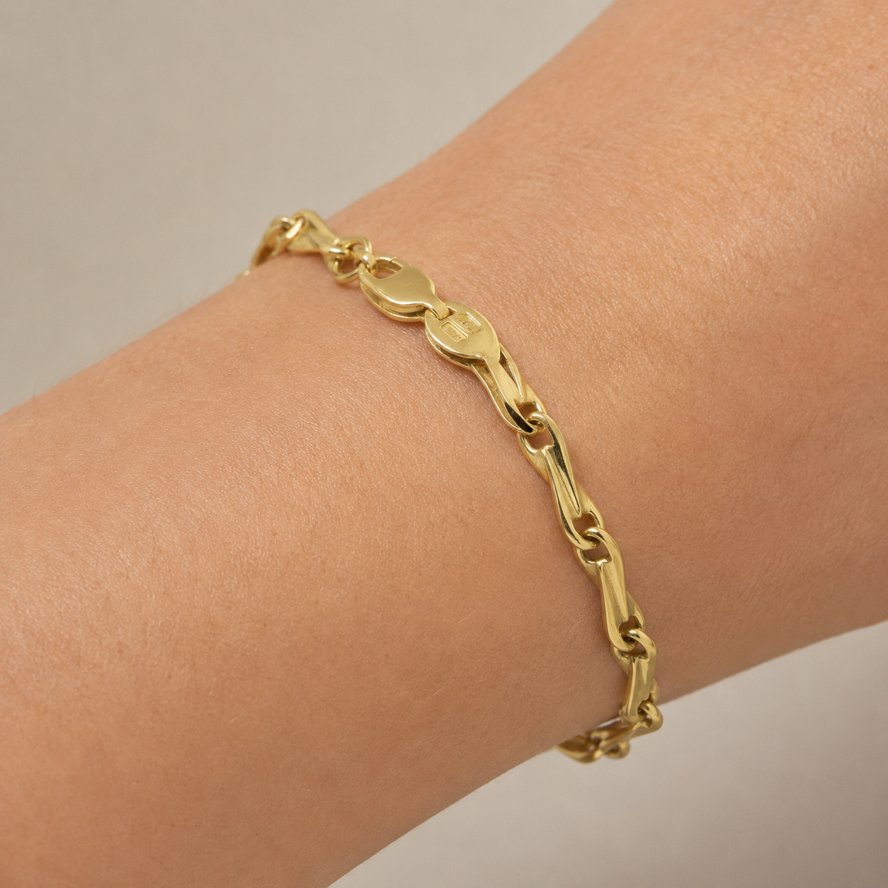 Bracciale - 18 carati Oro giallo - Handmade - Made in Italy