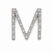 Ciondolo - 18 carati Oro bianco - 0.315ct. tw. Diamante (Naturale) - Made in Italy - Handmade