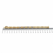 Bracciale - 18 carati Oro bianco, Oro giallo - 0.24ct. tw. Diamante (Naturale) - Made in Italy - Handmade