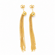 Orecchini - 18 carati Oro giallo - Made in Italy - Handmade