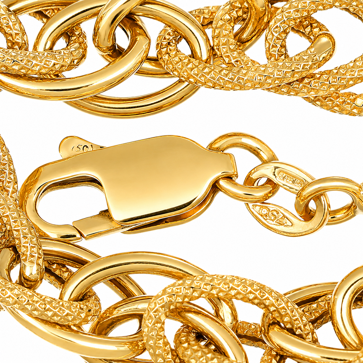 Bracciale - 18 carati Oro giallo - Made in Italy - Handmade
