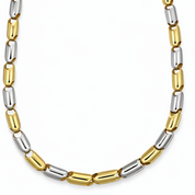 Collana - 18 carati Oro giallo, Oro bianco