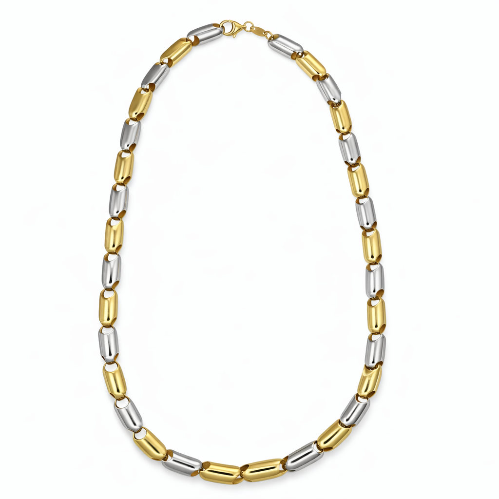 Collana - 18 carati Oro giallo, Oro bianco