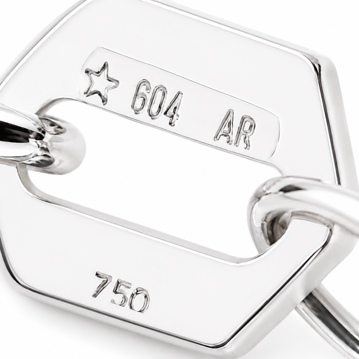 Collana - 18 carati Oro bianco - Made In Italy - Hand Made