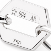 Collana - 18 carati Oro bianco - Made In Italy - Hand Made