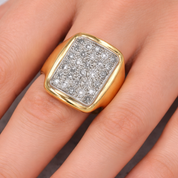 Anello - 18 carati Oro bianco, Oro giallo - 2.24ct. tw. Diamante (Naturale)