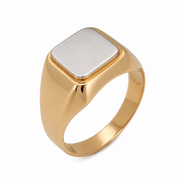 Anello - 18 carati Oro bianco, Oro giallo - Made in Italy - Handmade