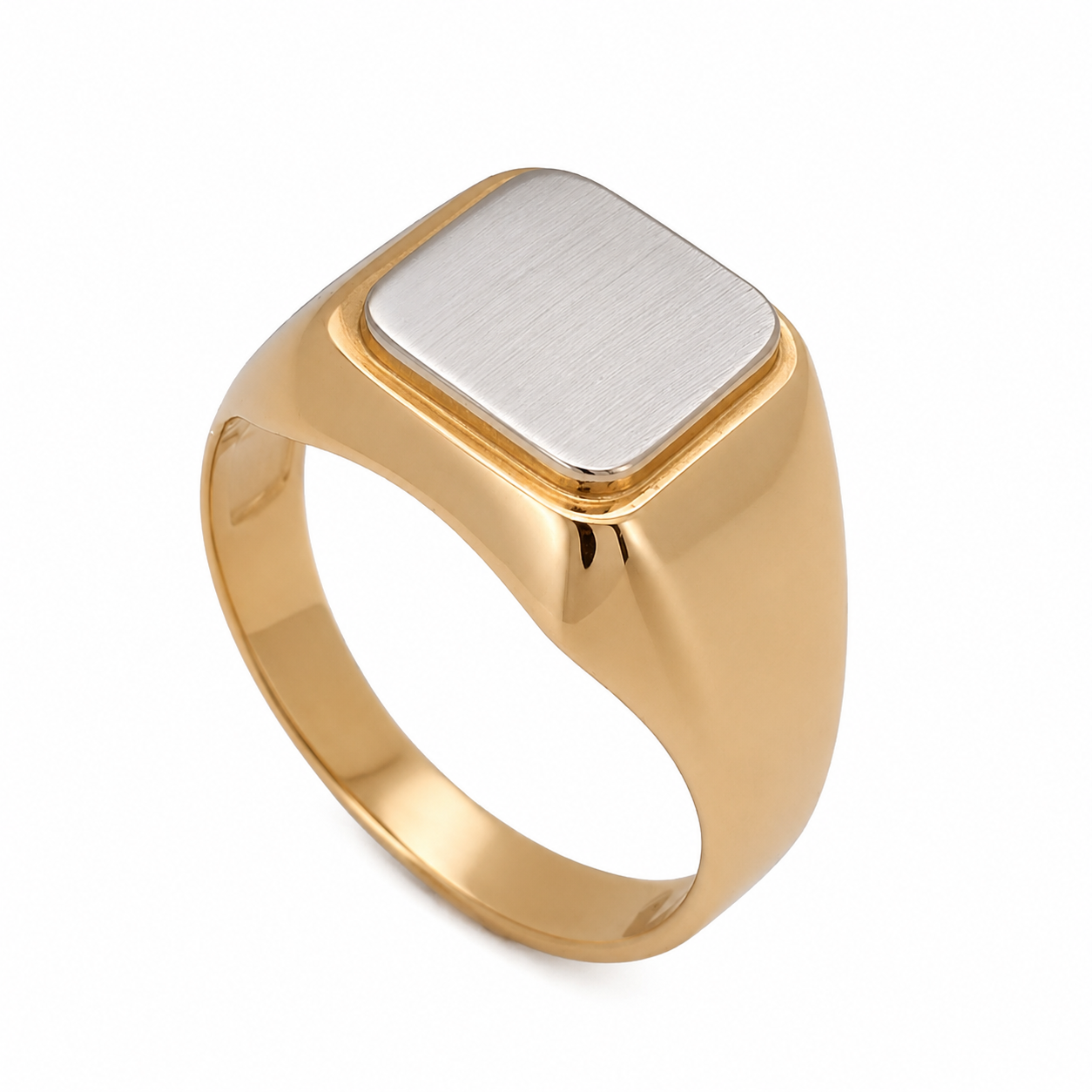 Anello - 18 carati Oro bianco, Oro giallo - Made in Italy - Handmade