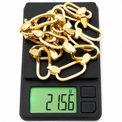 Collana - 18 carati Oro giallo - Made in Italy - Handmade