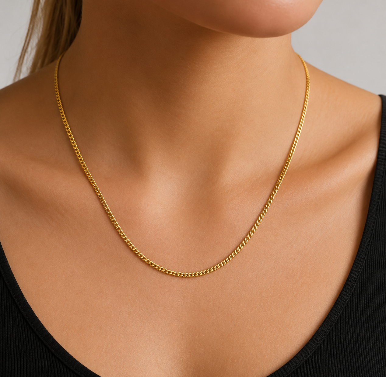 Collana - 18 carati Oro giallo - Made in Italy - Handmade