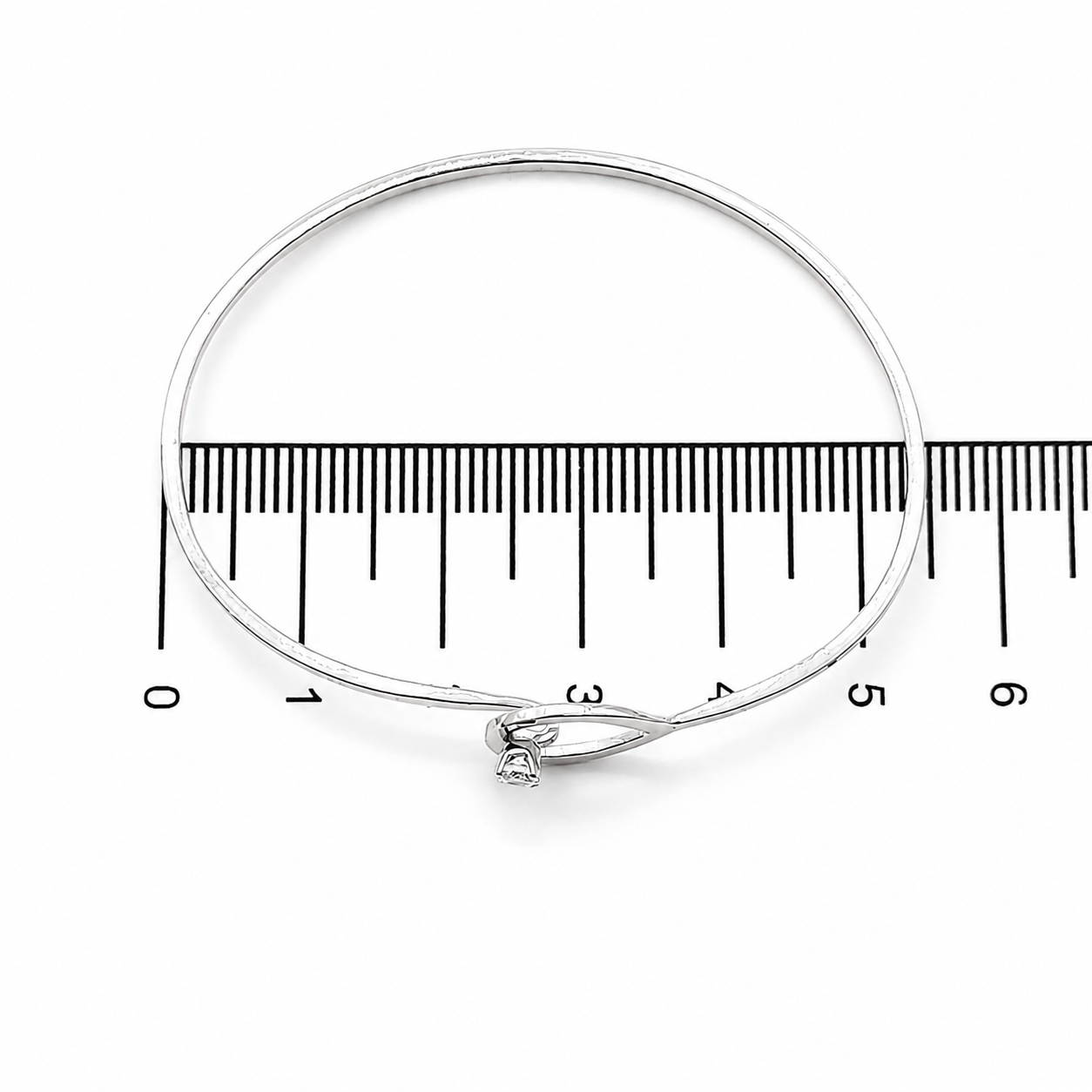 Bracciale - 18 carati Oro bianco - 0.12ct. tw. Diamante (Naturale) - Made in Italy - Handmade