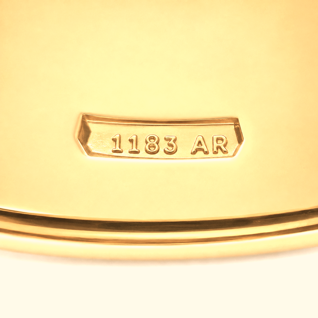 Anello - 18 carati Oro giallo - Made in Italy - Handmade