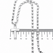 Collana con ciondolo - 18 carati Oro bianco - Made in Italy - Handmade