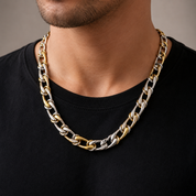 Collana - 18 carati Oro giallo, Oro bianco - Made in Italy - Handmade