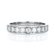 Anello - 18 carati Oro bianco - 0.54ct. tw. Diamante (Naturale)