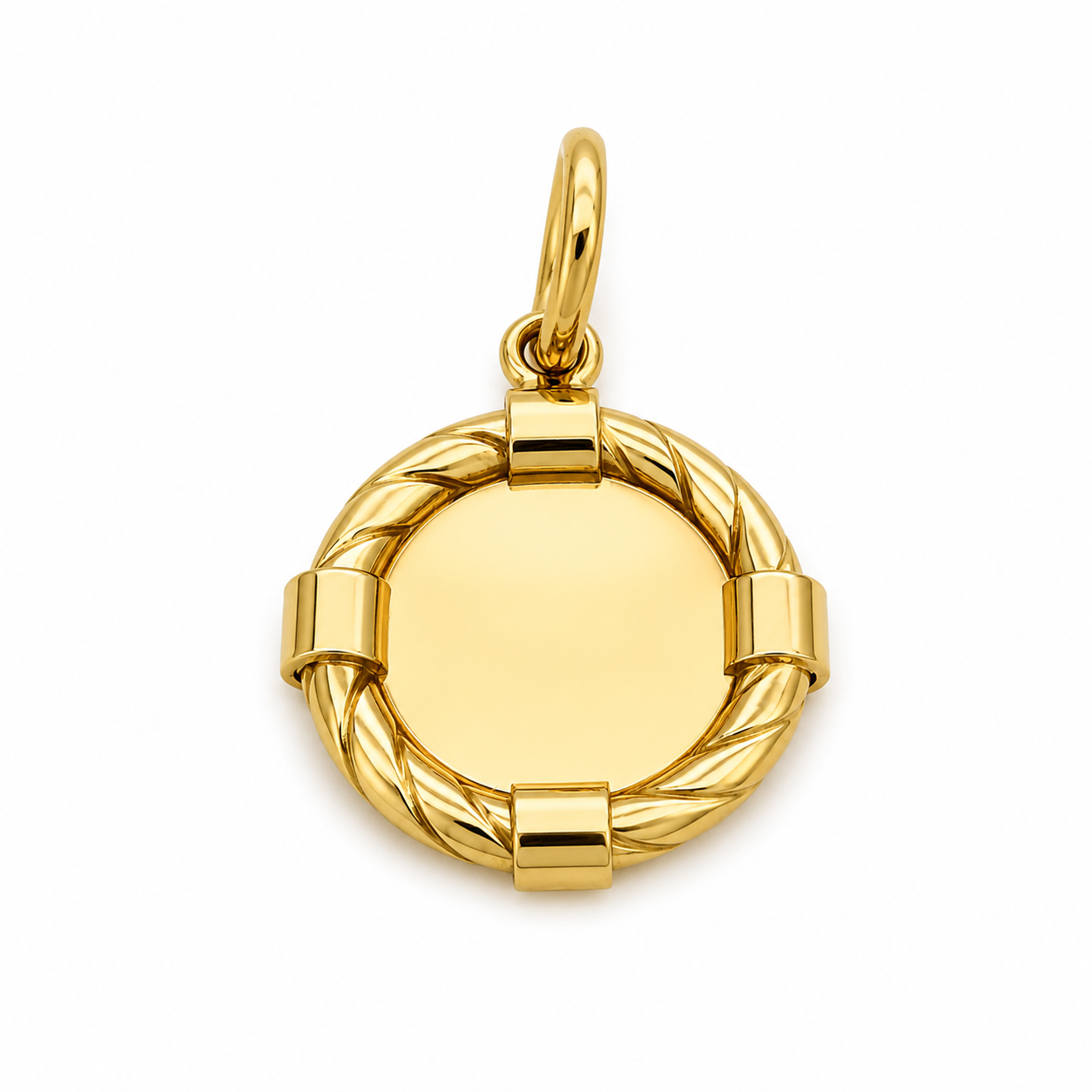 Ciondolo - 18 carati Oro giallo - Made in Italy - Handmade
