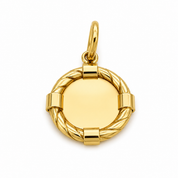 Ciondolo - 18 carati Oro giallo - Made in Italy - Handmade