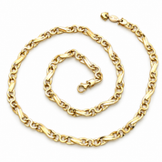 Collana - 18 carati Oro giallo - Made in Italy - Handmade