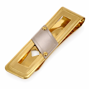 Fermasoldi in Oro giallo ,Oro Bianco 18 carati