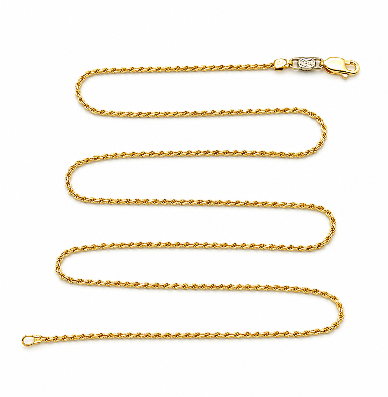 Collana - 18 carati Oro giallo, Oro bianco - Made in Italy - Handmade