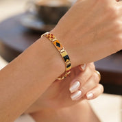 Bracciale - 18 carati Oro giallo - Made in Italy - Handmade