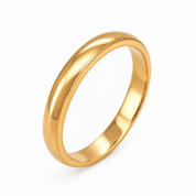Anello - 18 carati Oro giallo - Made in Italy - Handmade