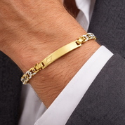 Bracciale Oro Giallo Oro Bianco 18 carati