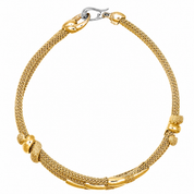 Bracciale - 18 carati Oro giallo, Oro bianco - Handmade - Made in Italy