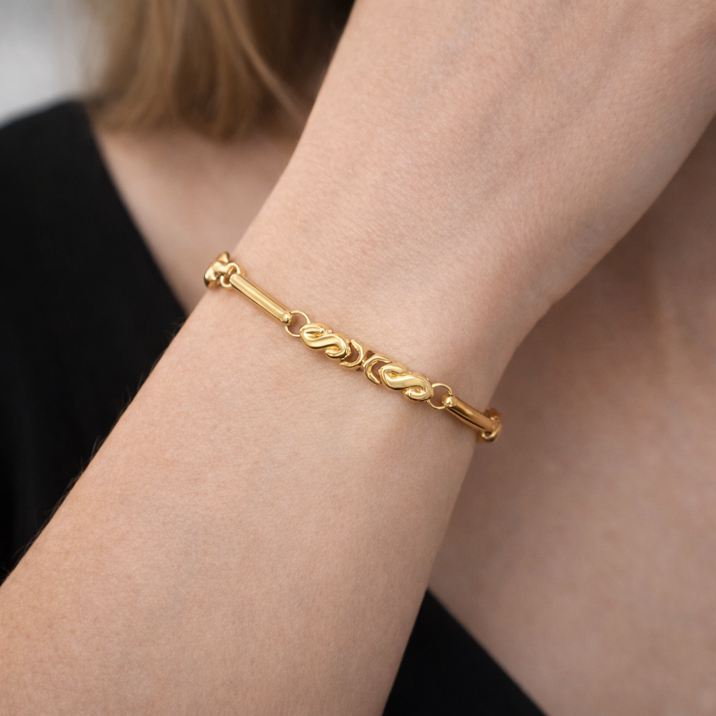 Bracciale - 18 carati Oro giallo