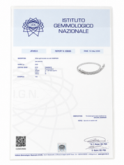 Bracciale - 18 carati Oro bianco - 1.60ct. tw. Diamante (Naturale) - Made in Italy - Handmade