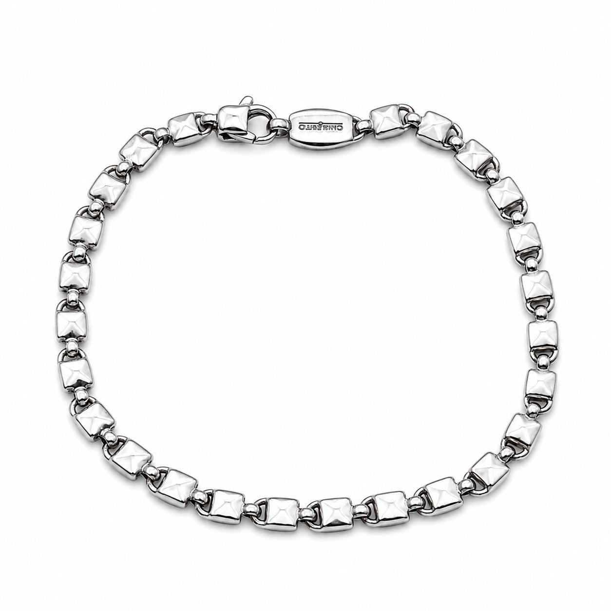 Bracelet - 18 carat White gold - Made in Italy - Handmade