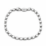 Bracelet - 18 carat White gold - Made in Italy - Handmade