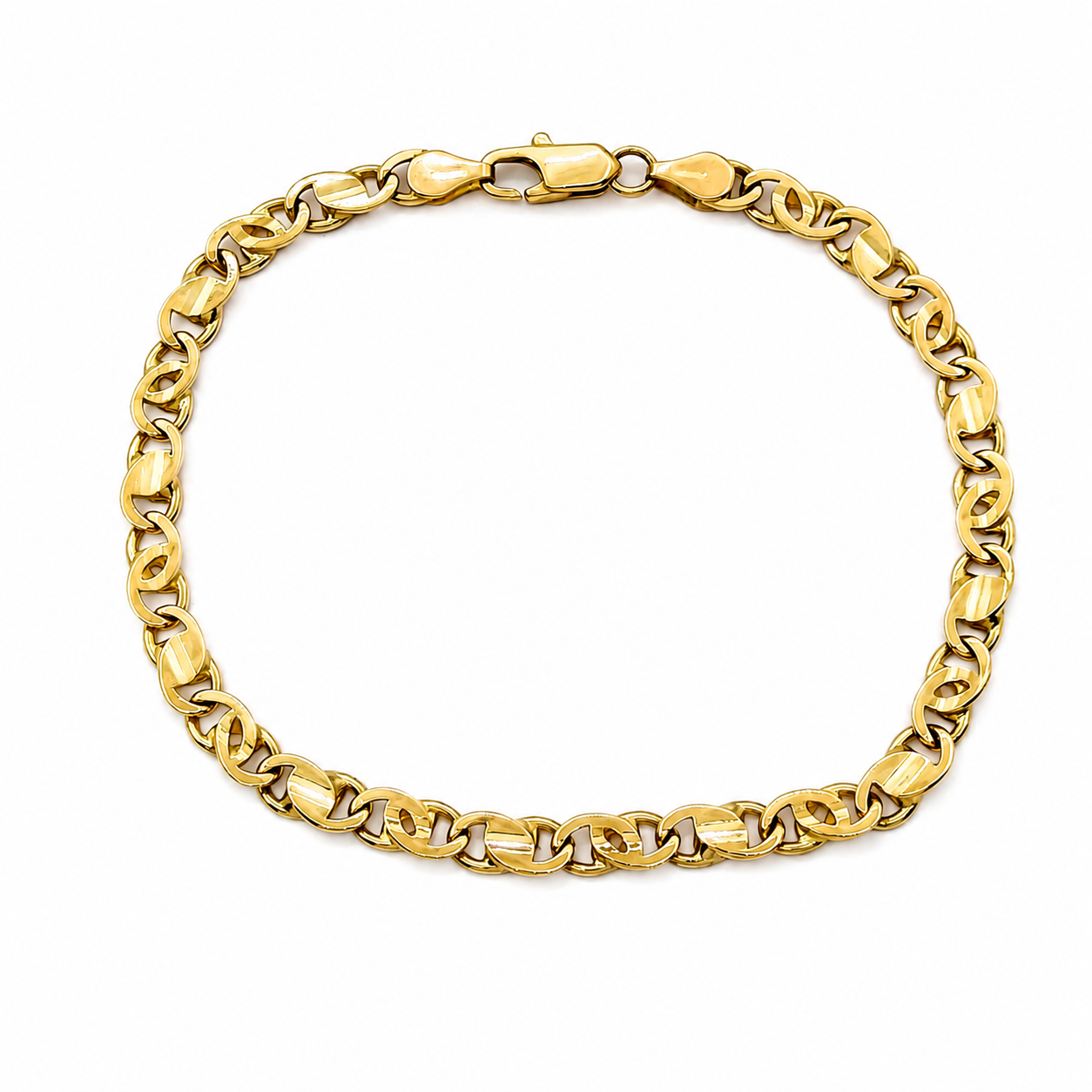 Bracciale - 18 carati Oro giallo - Handmade - Made in Italy
