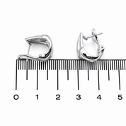 Orecchini - 18 carati Oro bianco - Made in Italy - Handmade