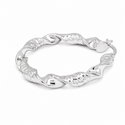 Orecchini - 18 carati Oro bianco - Made in Italy - Handmade