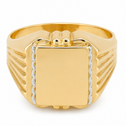 Anello - 18 carati Oro bianco, Oro giallo - Made in Italy - Handmade