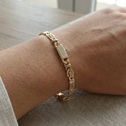 Bracciale - 18 carati Oro giallo, Oro bianco - Handmade - Marzi