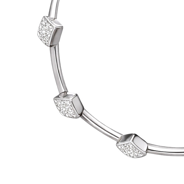 Bracciale - 18 carati Oro bianco - 0.90ct. tw. Diamante (Naturale)