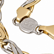 Bracciale - 18 carati Oro giallo, Oro bianco - Made in Italy - Handmade
