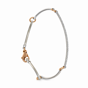 Bracciale - 18 carati Oro bianco, Oro rosa Diamante (Naturale)