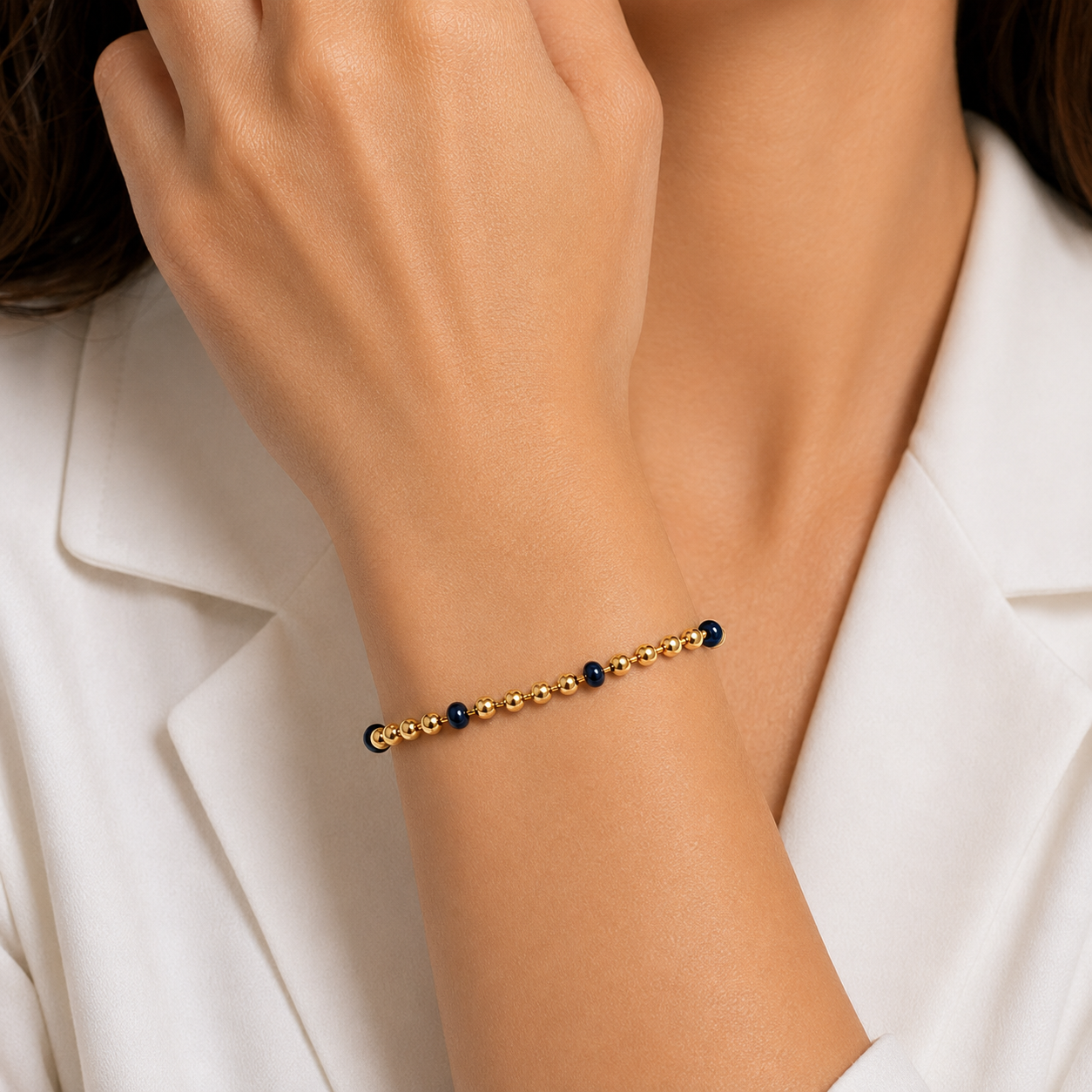 Bracciale - 18 carati Oro giallo - Handmade - Made in Italy