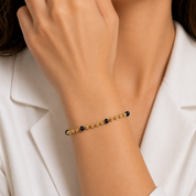 Bracciale - 18 carati Oro giallo - Handmade - Made in Italy