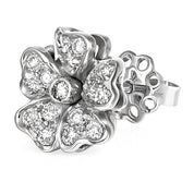 Orecchini - 18 carati Oro bianco - 0.64ct. tw. Diamante