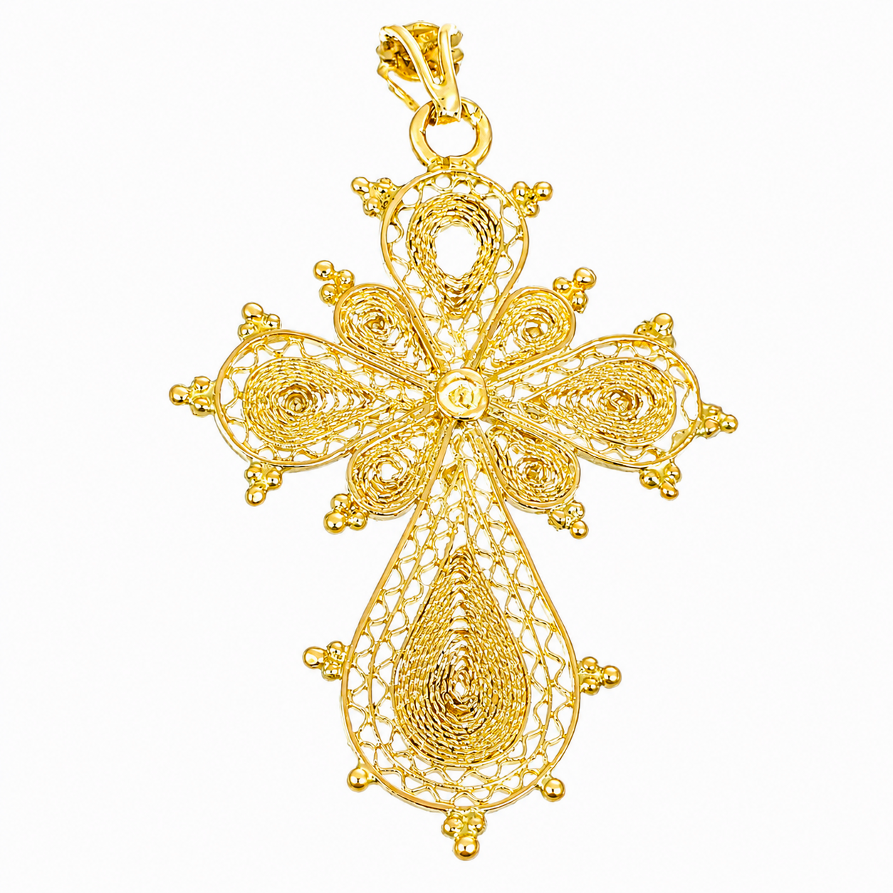Ciondolo - 18 carati Oro giallo - Made in Italy - Handmade