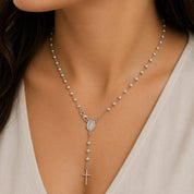 Collana con Ciondolo in Oro Bianco 18 carati
