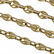 Collana - 18 carati Oro giallo, Oro bianco - Made in Italy - Handmade