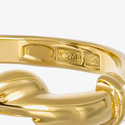 Anello - 18 carati Oro giallo - Made in Italy - Handmade