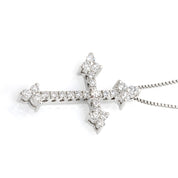 Collana con ciondolo - 18 carati Oro bianco - 0.32ct. tw. Diamante (Naturale)