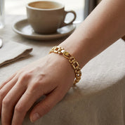 Bracciale - 18 carati Oro giallo - Made in Italy - Handmade