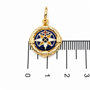 Ciondolo - 18 carati Oro giallo - Made in Italy - Handmade